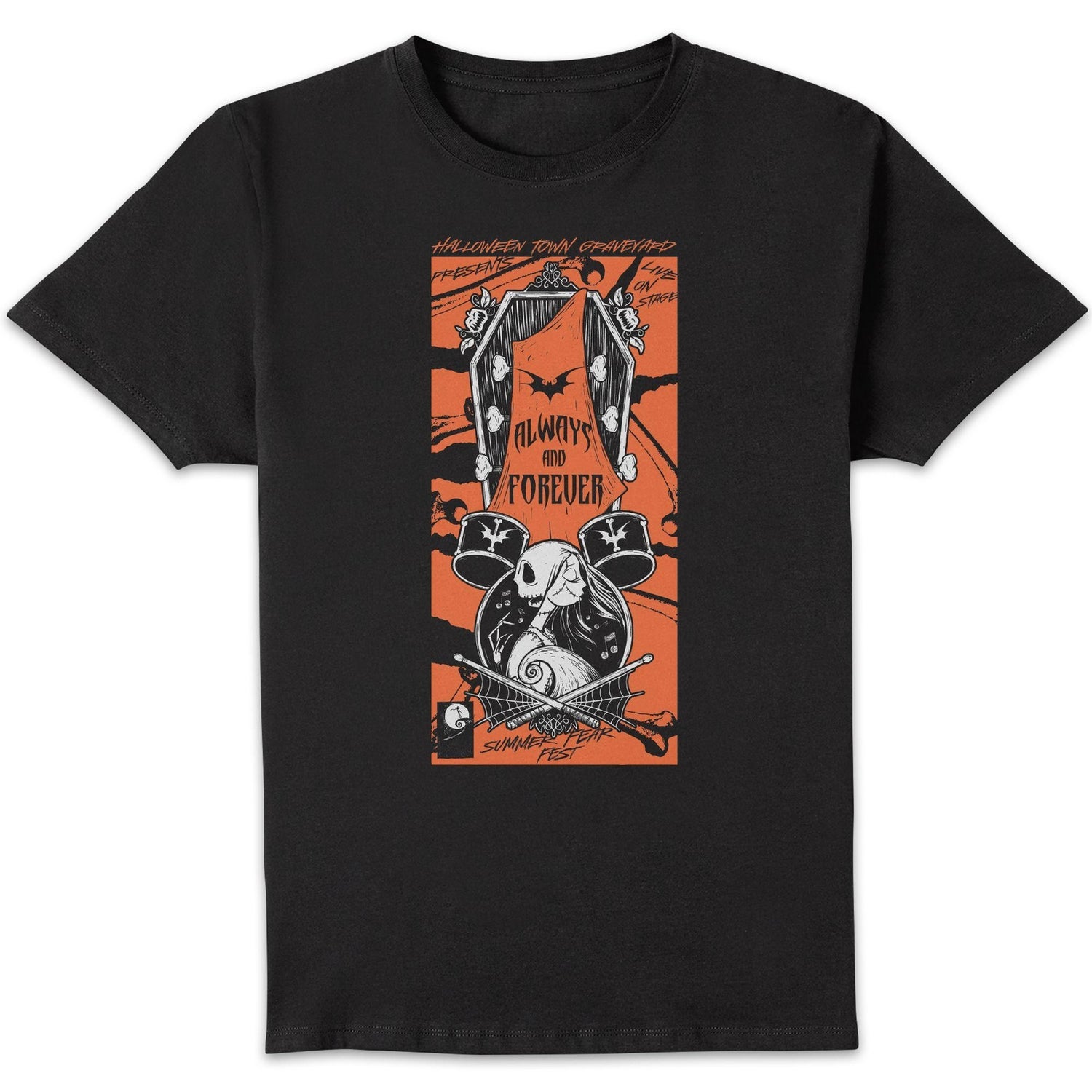The Nightmare Before Christmas Always And Forever Unisex T-Shirt - Black