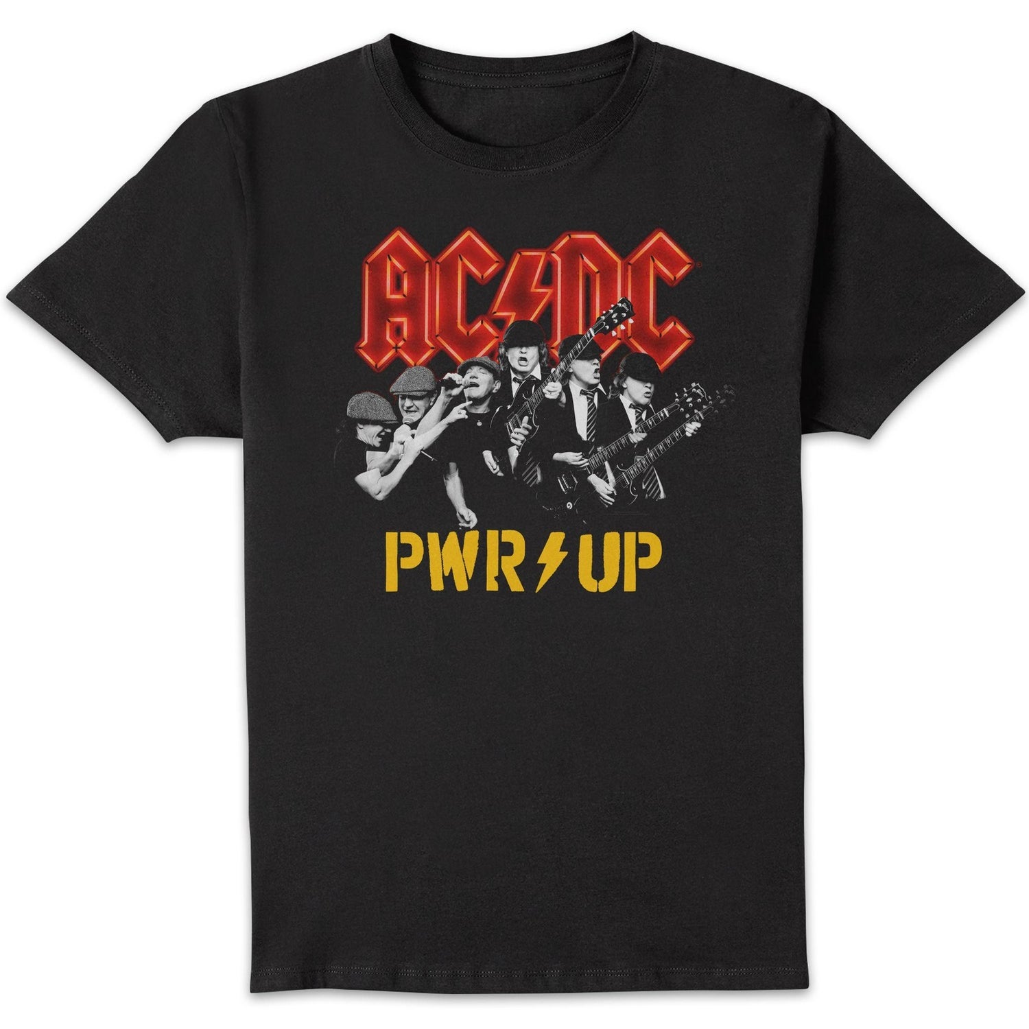 ACDC Power Up Band Picture Unisex T-Shirt - Black