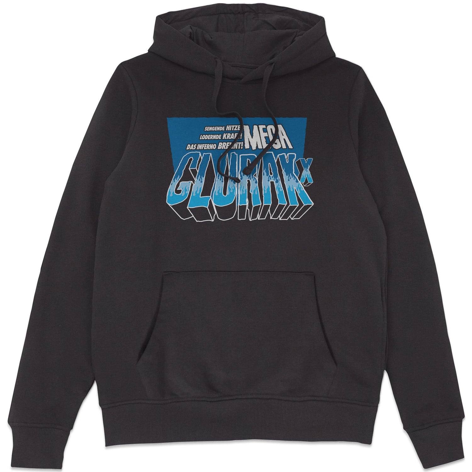 Pokémon Mega Glurak X Kapuzenpullover - Schwarz