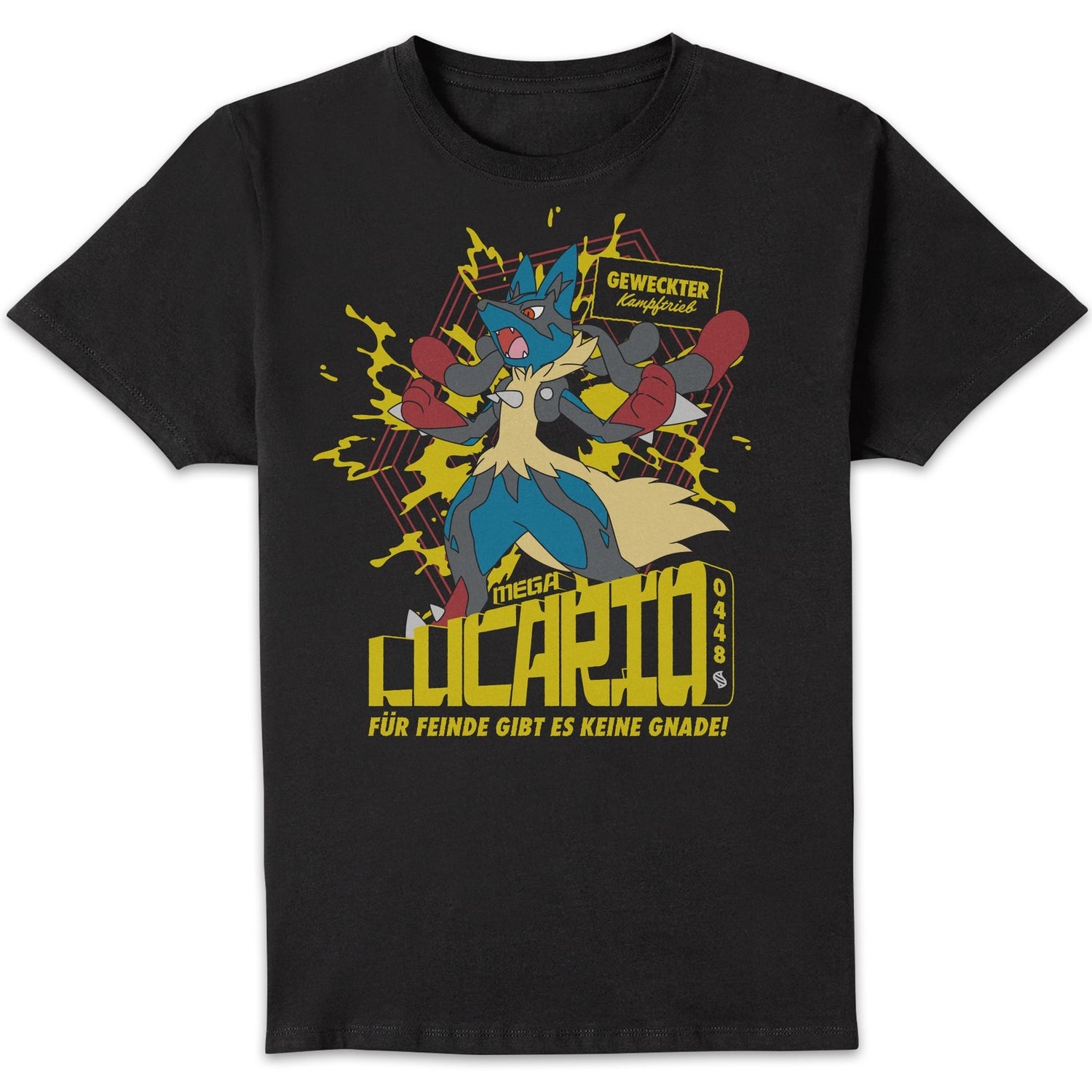 Pokémon Mega Lucario Unisex T-Shirt - Schwarz