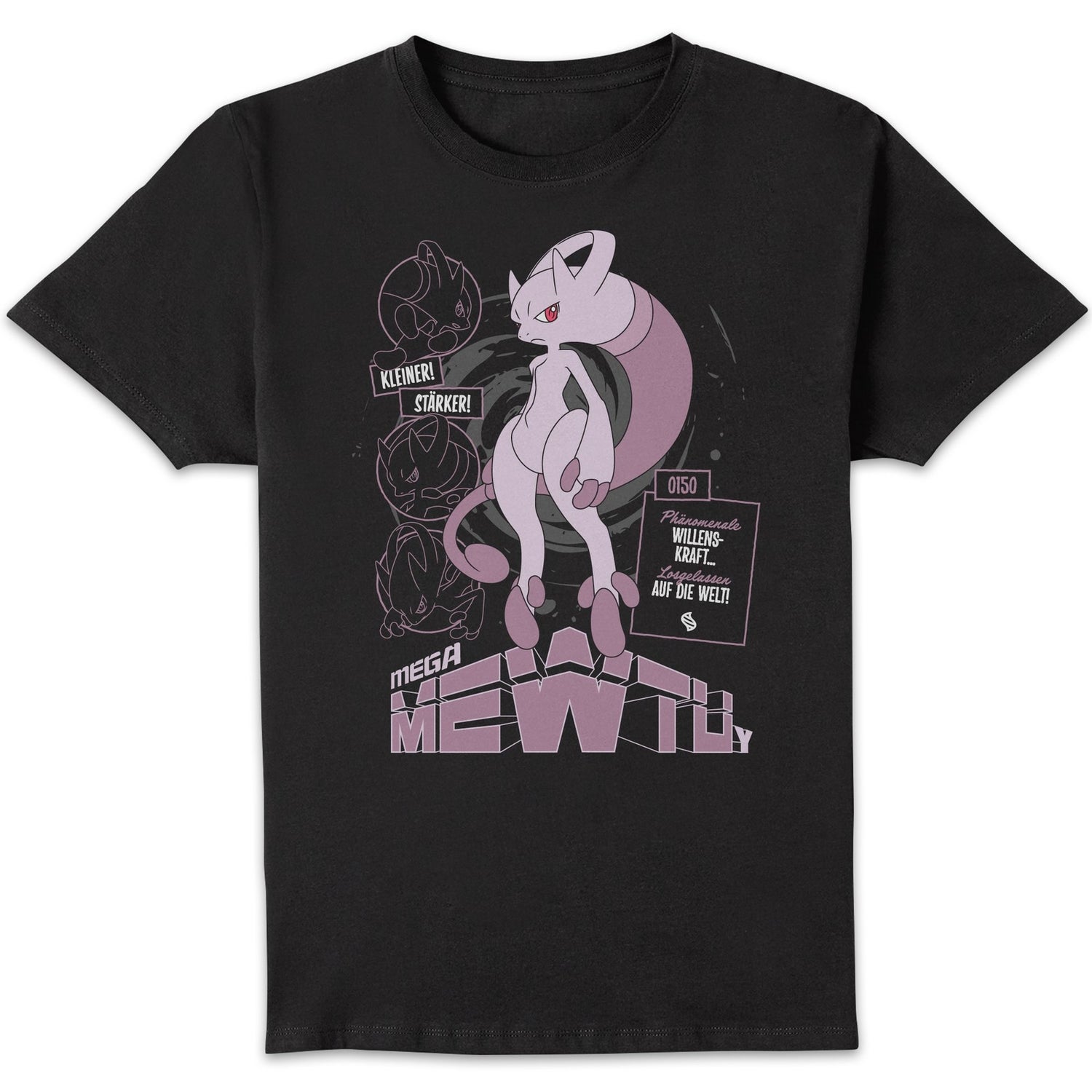 Pokémon Mega Mewtu Y Unisex T-Shirt - Schwarz