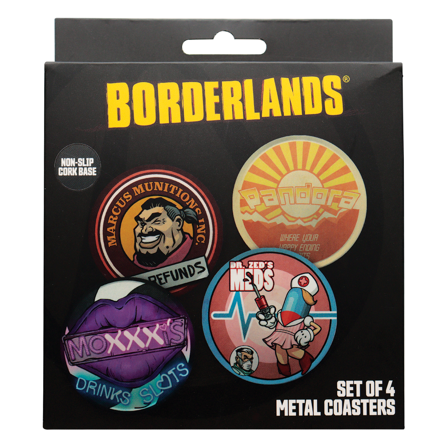Borderlands Set of 4 Coasters