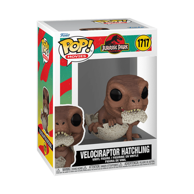 Jurassic Park Hatchling Velociraptor Funko Pop! Movies Vinyl Figure