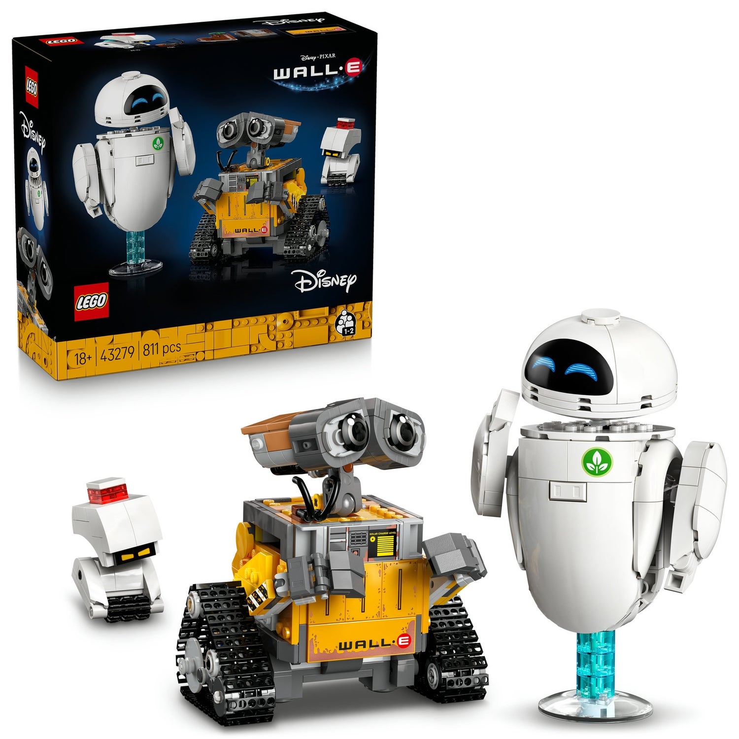 LEGO® | Disney and Pixar WALL-E and EVE Animated Film Building Set 43279