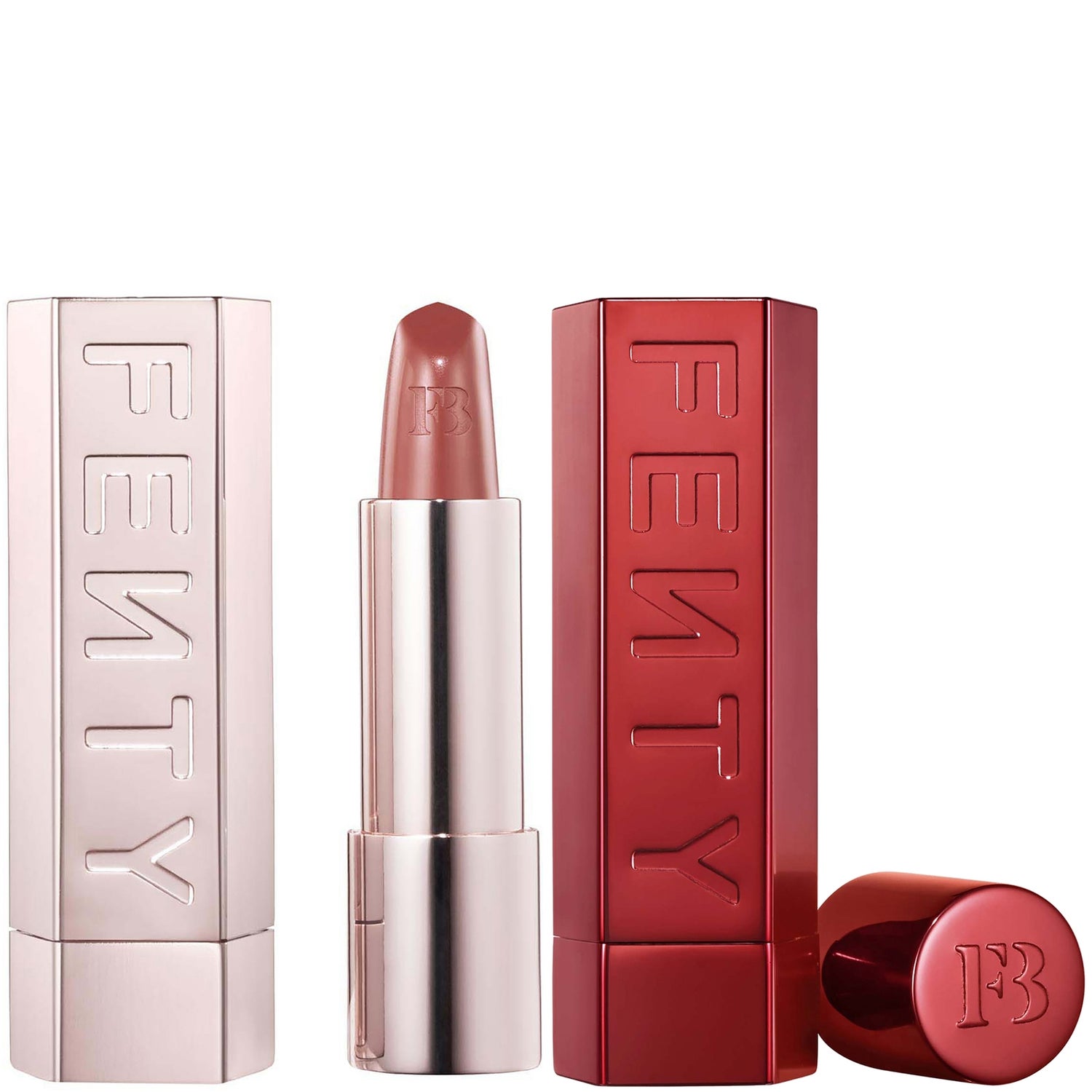 Fenty Icon Refillable Lipstick & Red Case Bundle