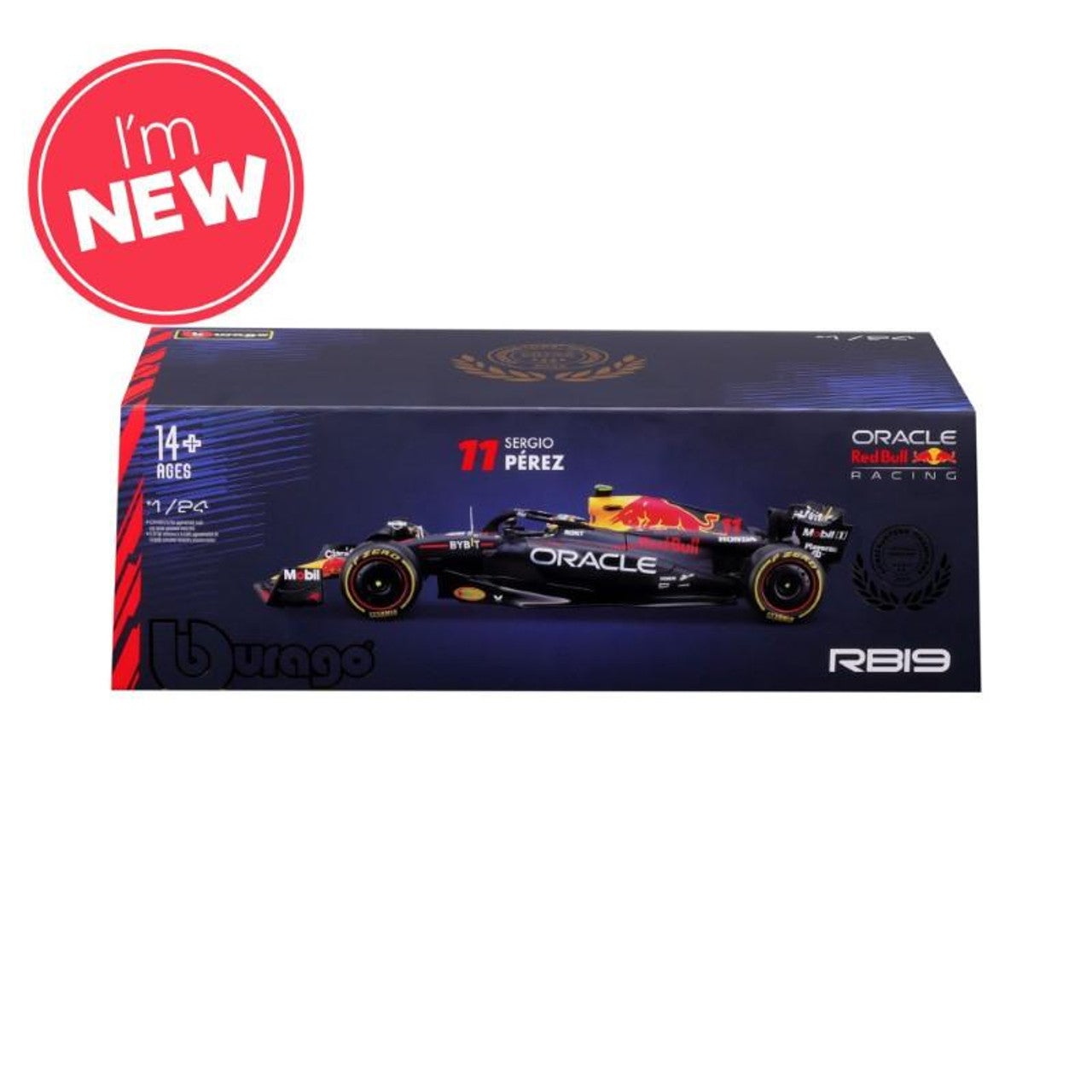 Bburago 1:24 F1 RED BULL RACING RB19 2023 MODEL KIT PEREZ