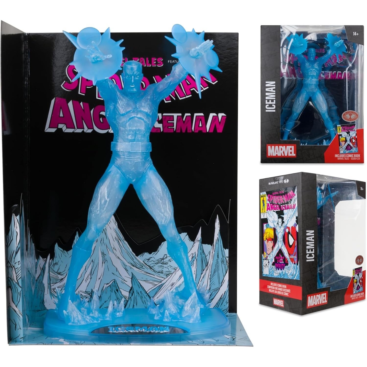 McFarlane Toys Marvel Collection 1:6th Wave 7 Iceman (Marvel Tales #229) Figure