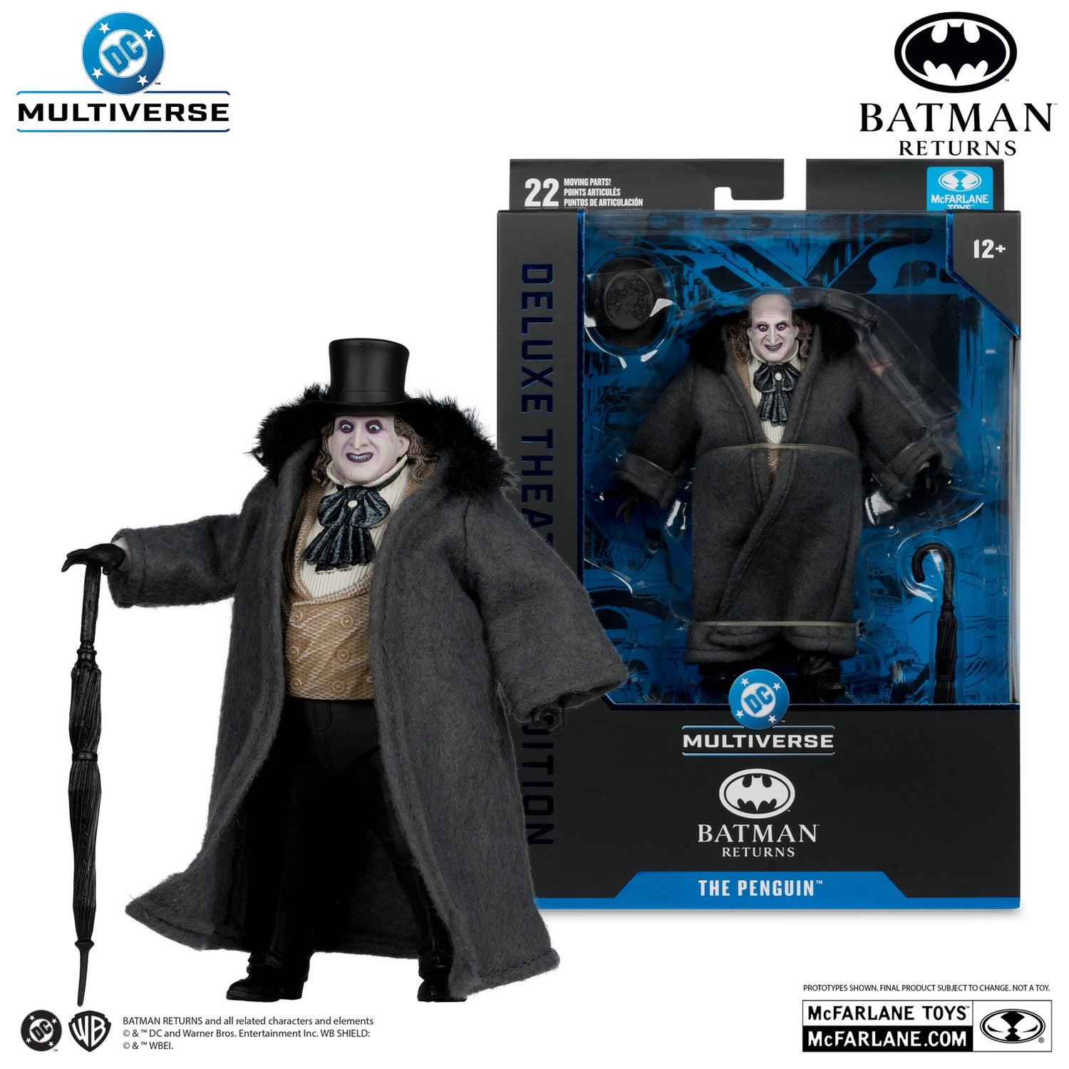 McFarlane Toys DC Theatrical Deluxe Wave 2 The Penguin (Batman Returns) 7" Action Figure