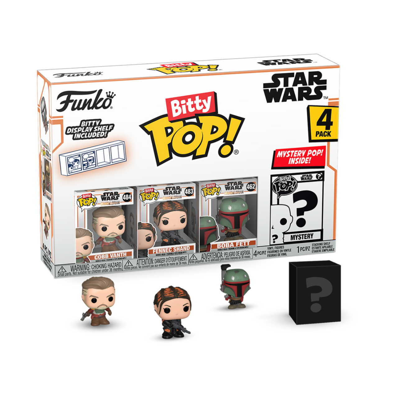 Star Wars Mandalorian Marshal 4 Pack Funko POP Bitty