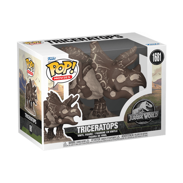Jurassic Park Fossil Triceratops Funko POP Vinyl