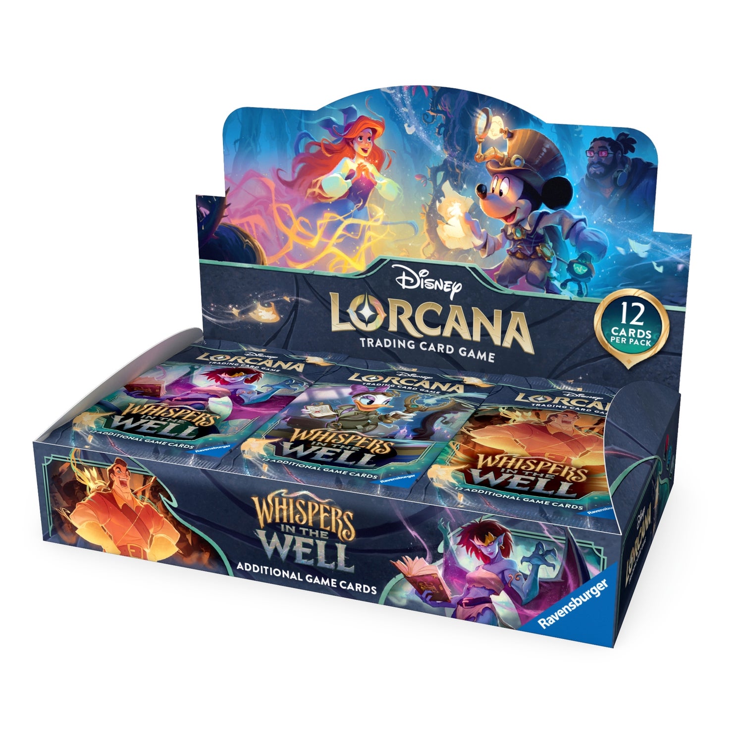 Disney Lorcana Trading Card Game Whispers in the Well Booster Pack CDU (24 Packs)