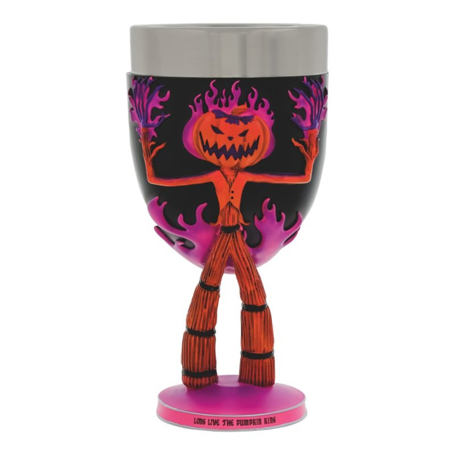 Enesco Nightmare Before Christmas The Pumpkin King Decorative Goblet