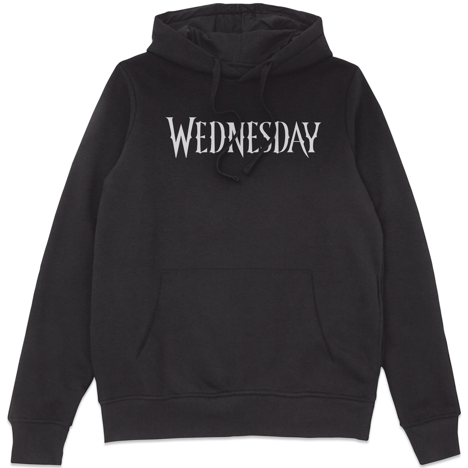 Wednesday Logo Hoodie - Black