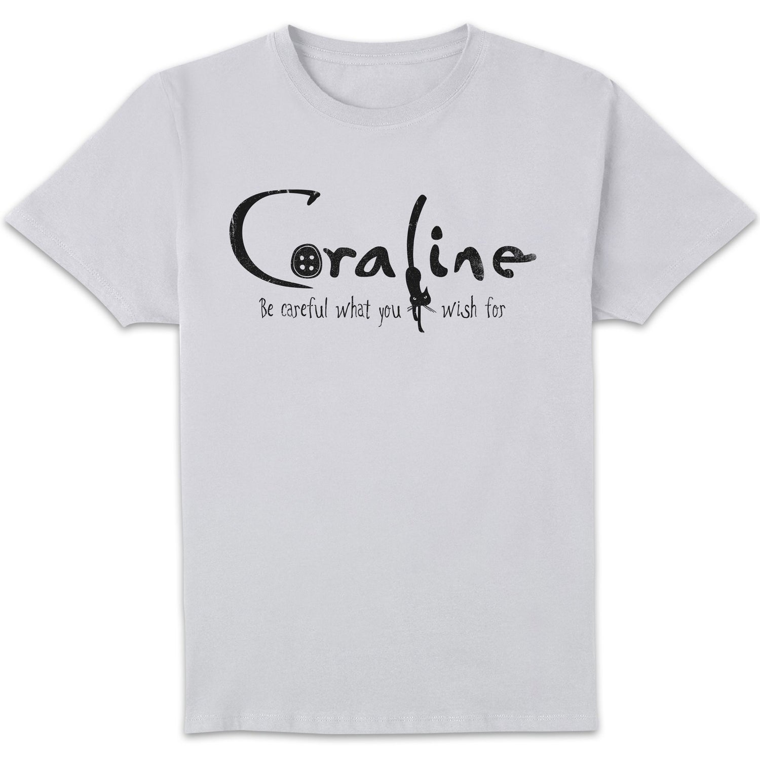 Coraline Logo Unisex T-Shirt - White