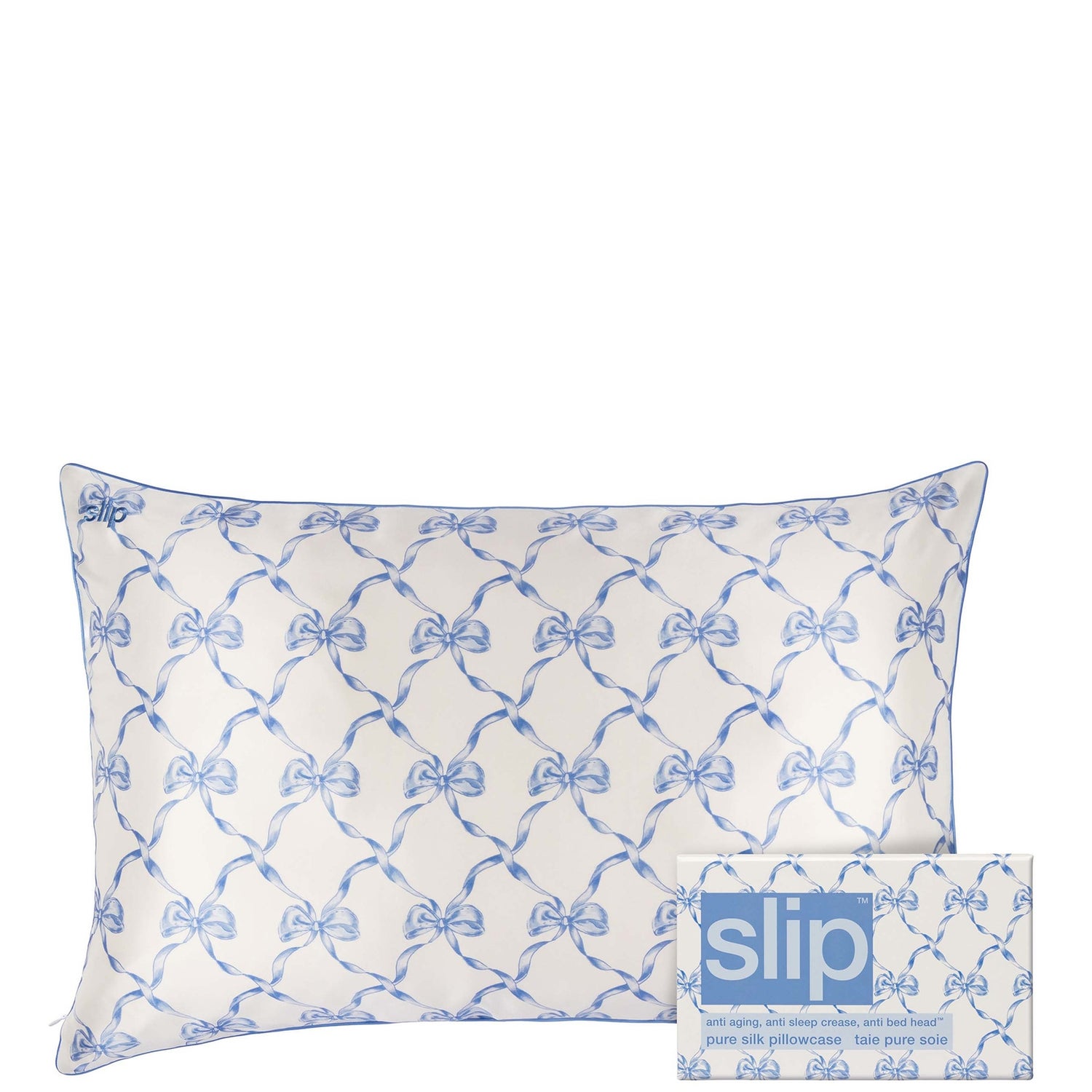 slip pure silk queen pillowcase - bowie