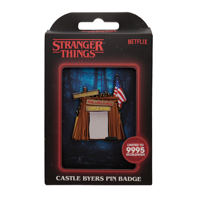 Stranger Things Castle Byers Pin Badge