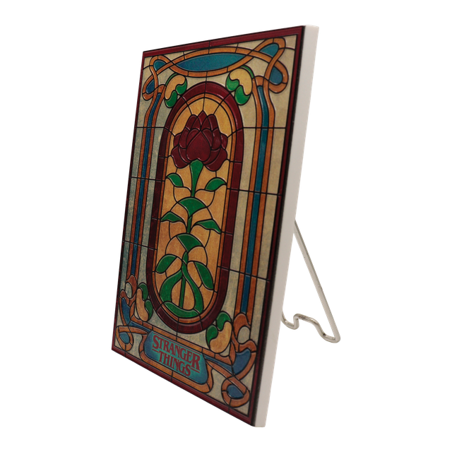 Stranger Things Creel House Stained Glass Window Resin Plaque