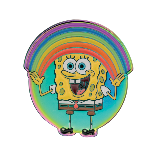 SpongeBob SquarePants Rainbow Pin Badge