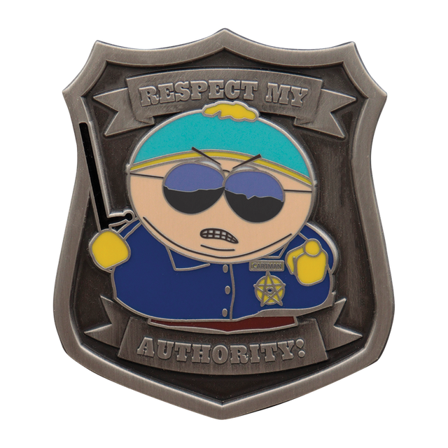 South Park Cartman Police Pin Badge