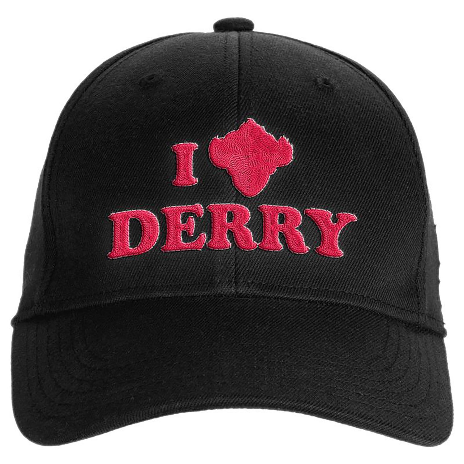 IT - Welcome To Derry I Heart Derry Embroidered Baseball Cap - Black