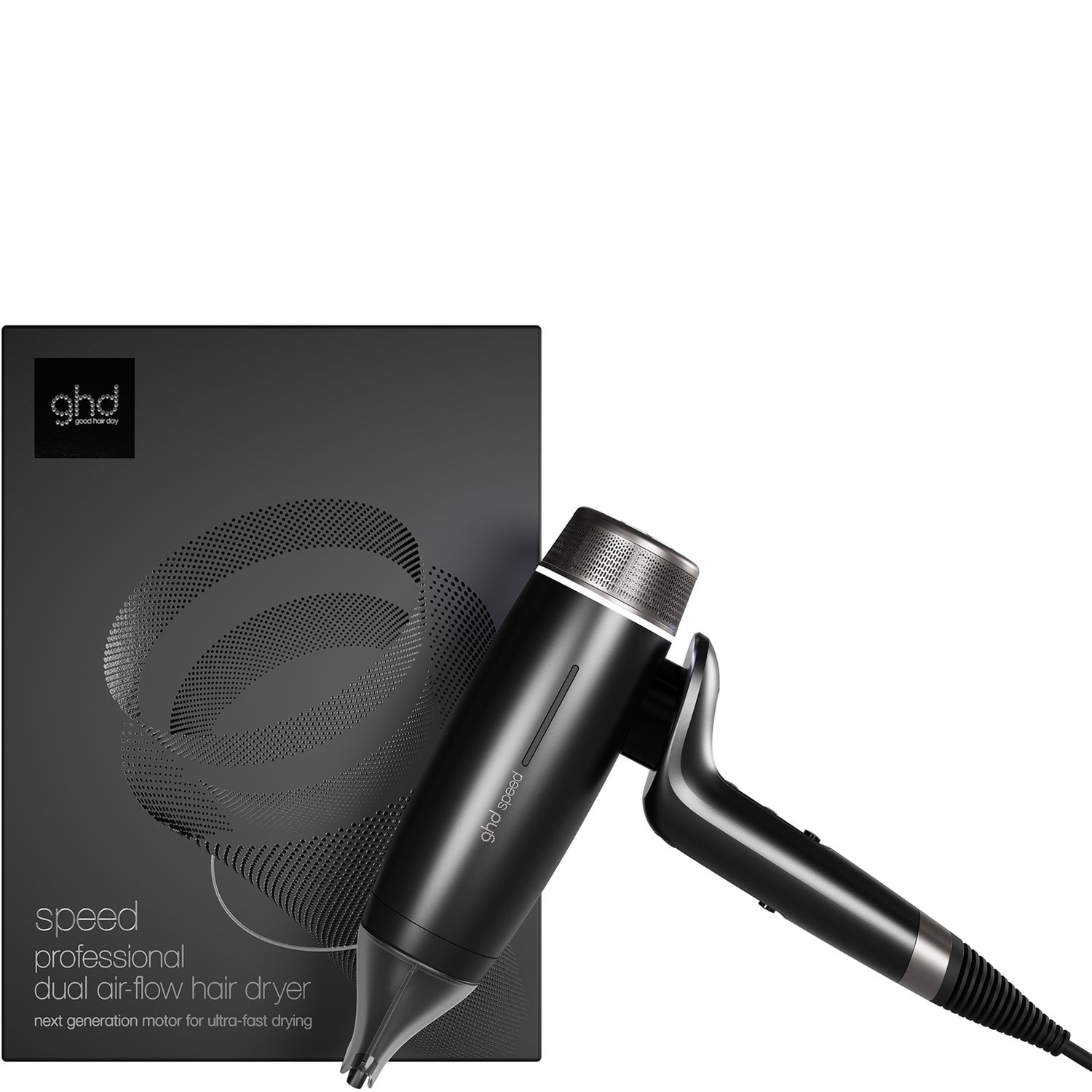 ghd speed hairdryer black