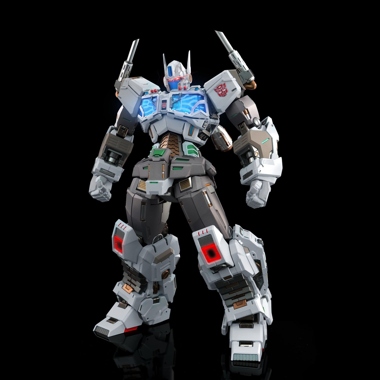 Hasbro - Transformers Flame Toys Kuro Kara Kuri White Ultra Magnus 8.3" Action Figure