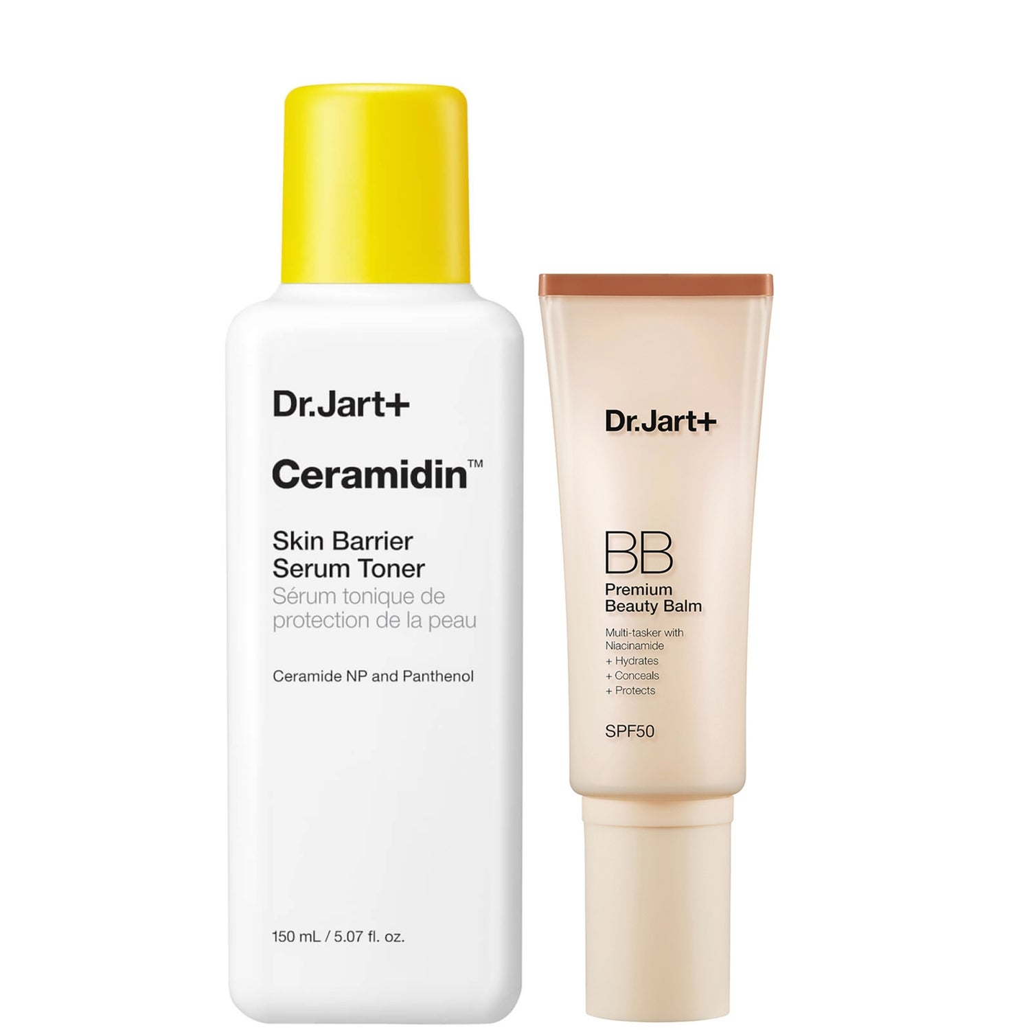 Dr. Jart+ Ceramidin™ Serum Toner and Premium BB Duo - Deep tan - Deep