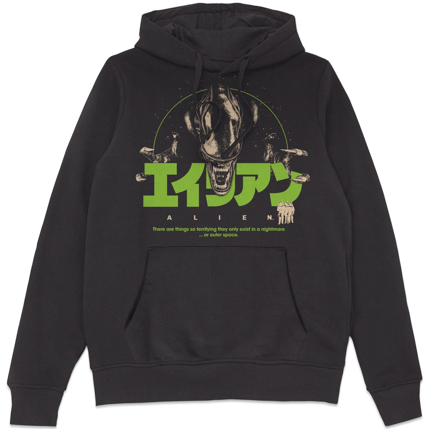 Alien Space Nightmare Hoodie - Black