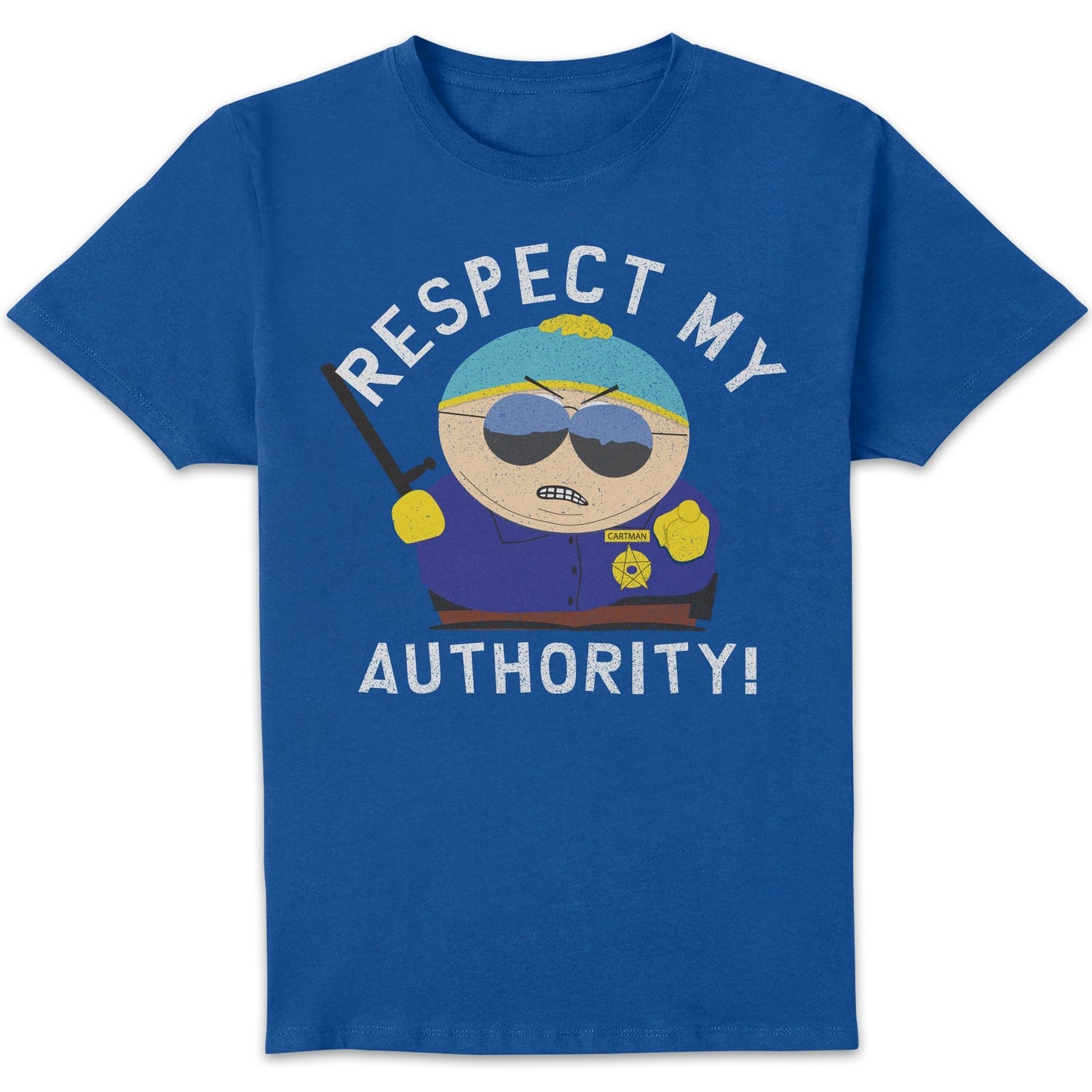 South Park Respect My Authority! Unisex T-Shirt - Blue