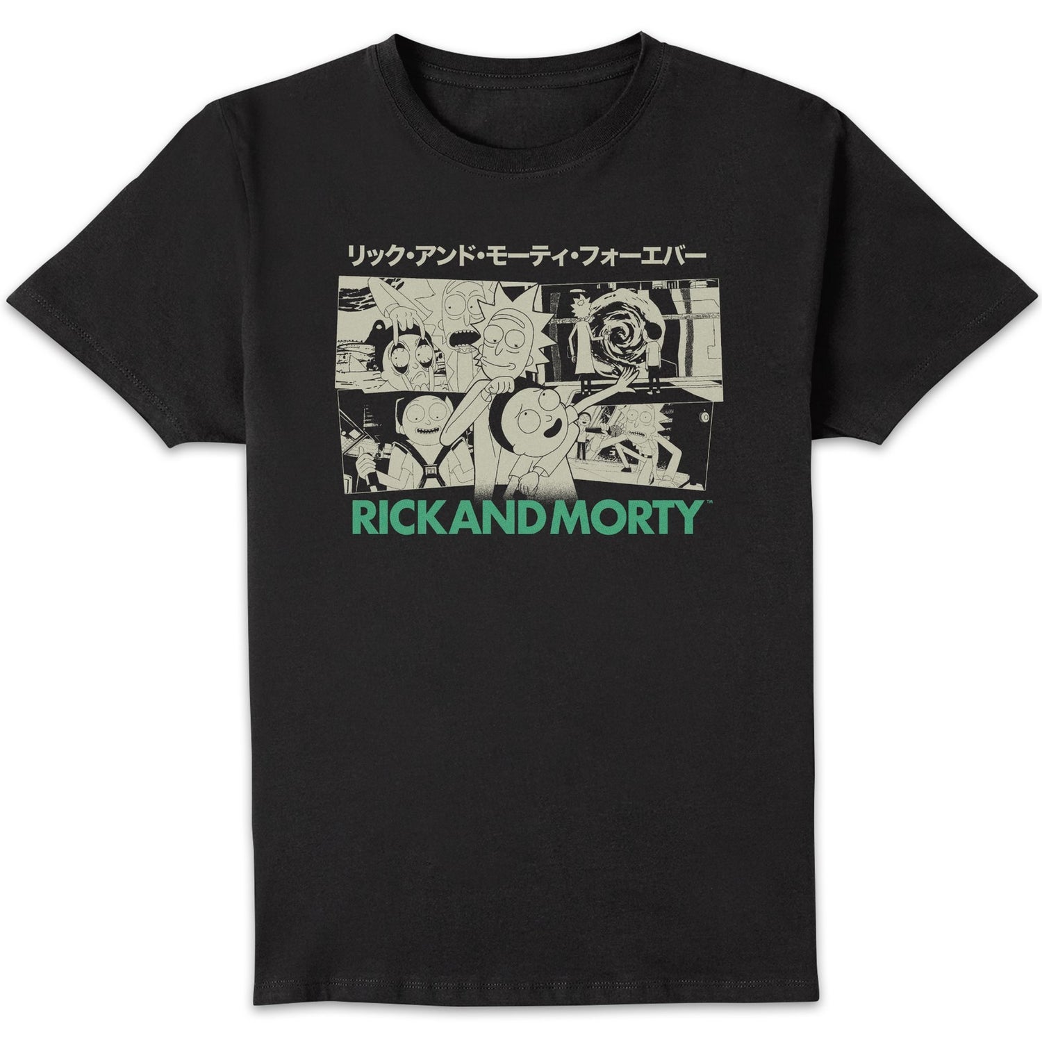 Rick and Morty Intergalactic Buds! Unisex T-Shirt - Black