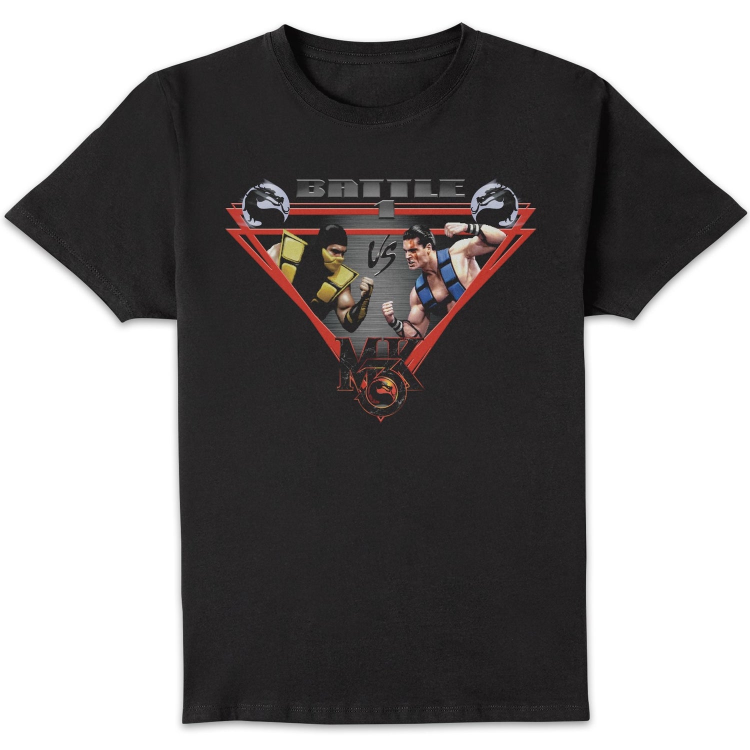 Mortal Kombat Fight Screen Unisex T-Shirt - Black