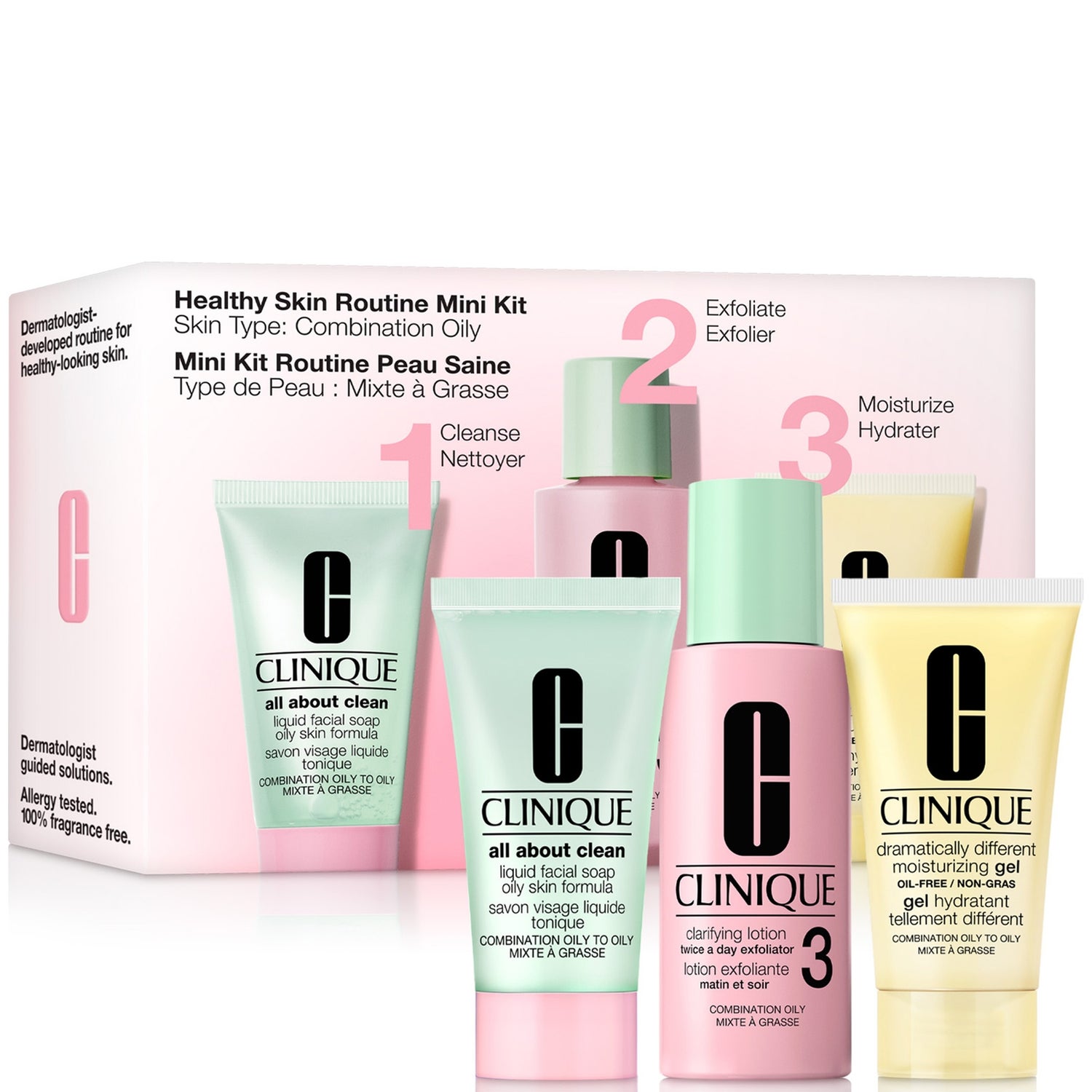 Clinique Healthy Skin Routine Mini Kit Skin Type: Combination Oily