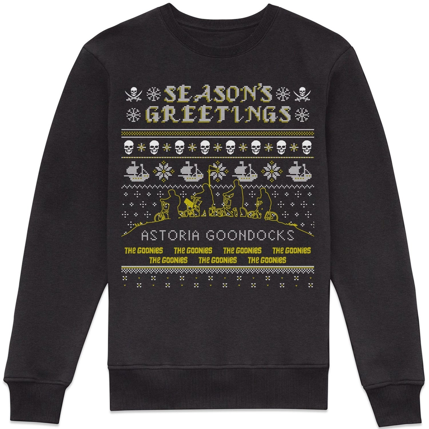 The Goonies Christmas Sweatshirt - Black