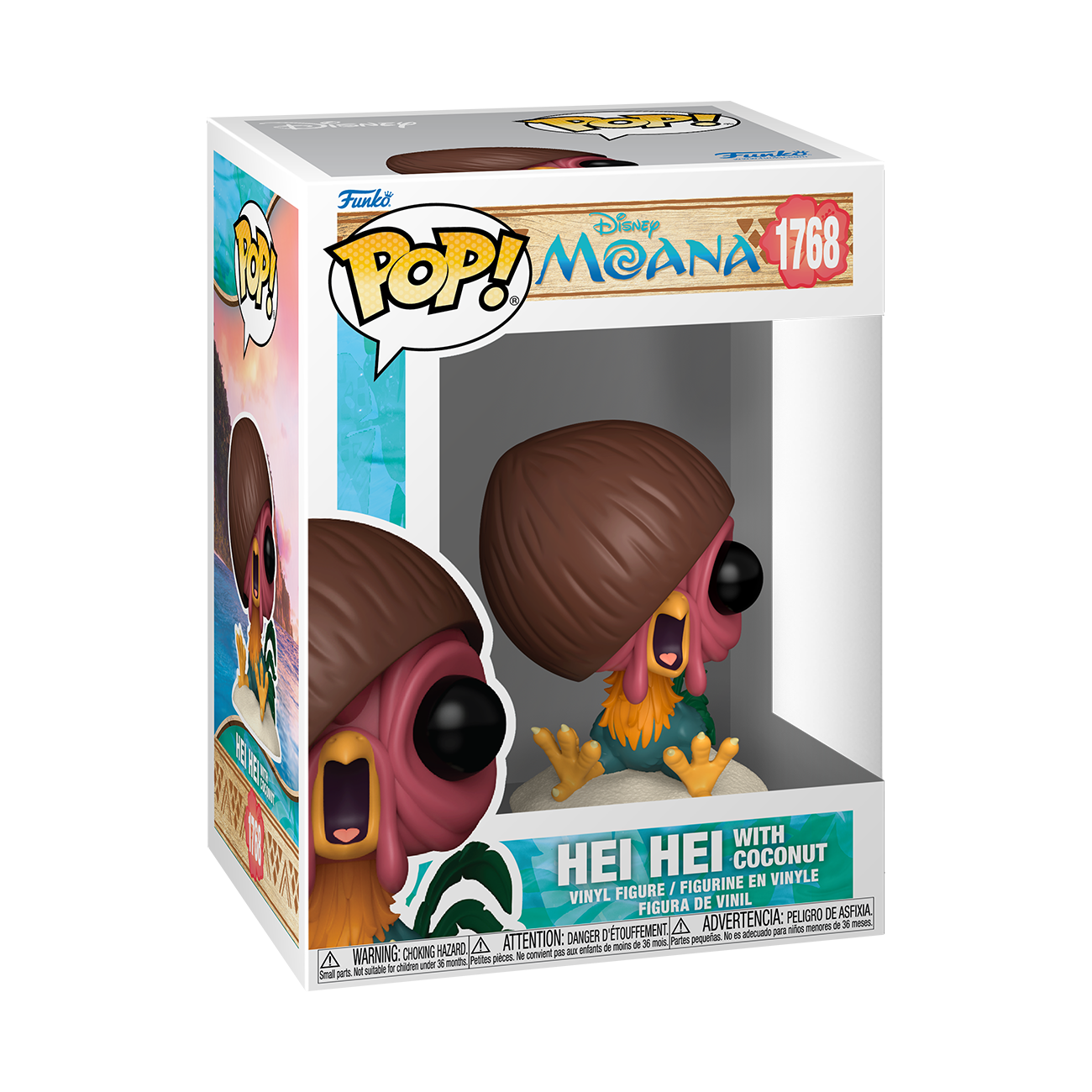 Pop! Disney Moana Hei Hei with Coconut Funko POP Vinyl