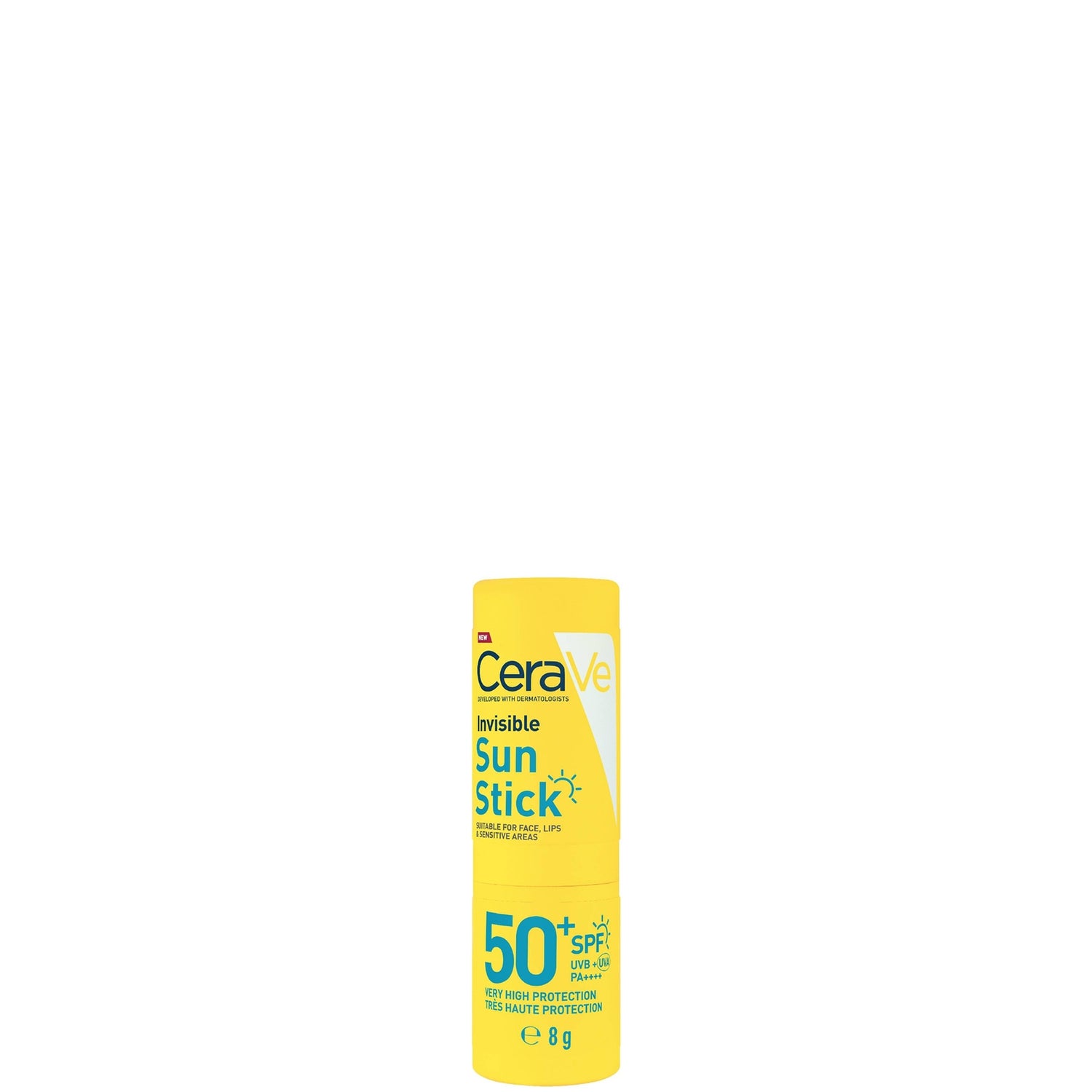 CeraVe Invisible Sun Stick SPF 50 for all skin types with 3 essential ceramides 8g