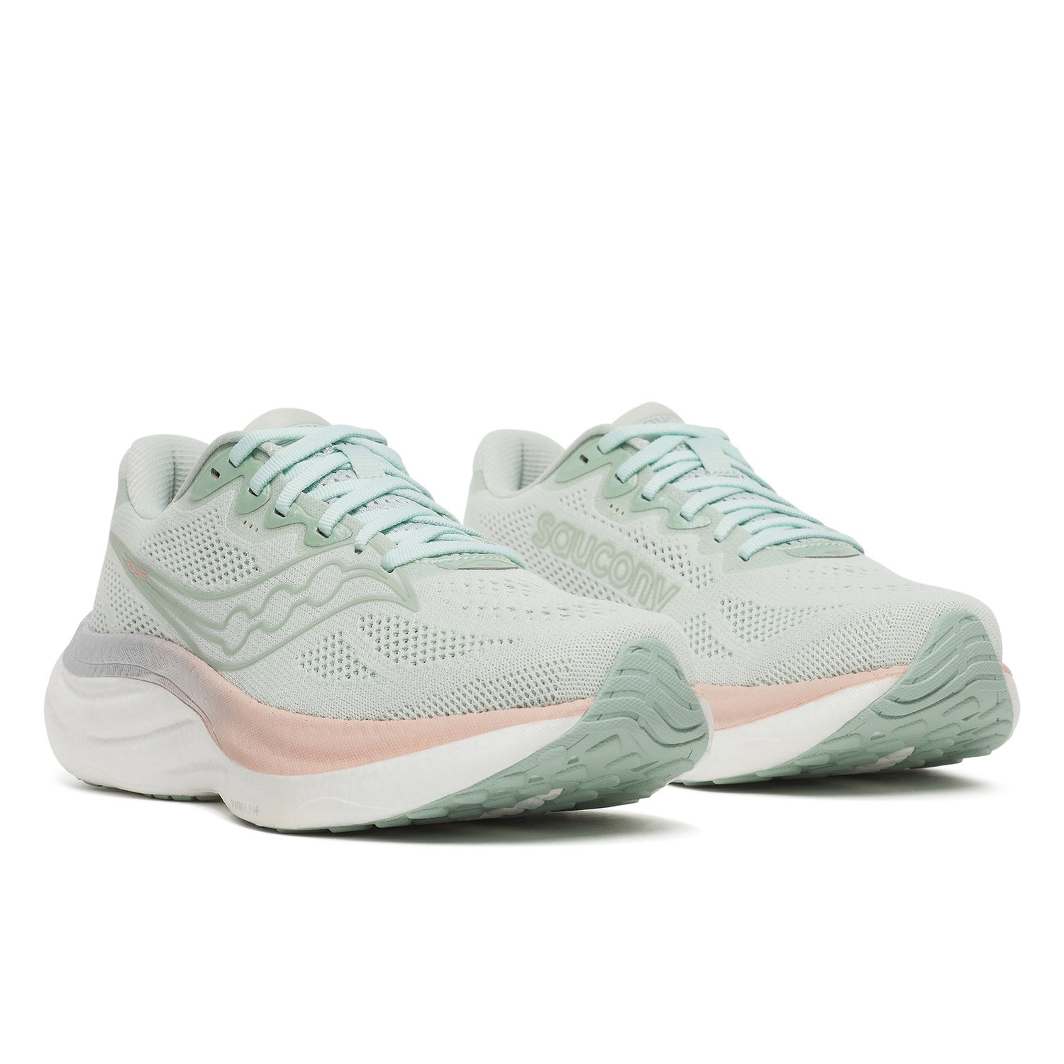 Saucony Women's Ride 19 - Mist/Cameo - UK 4.5