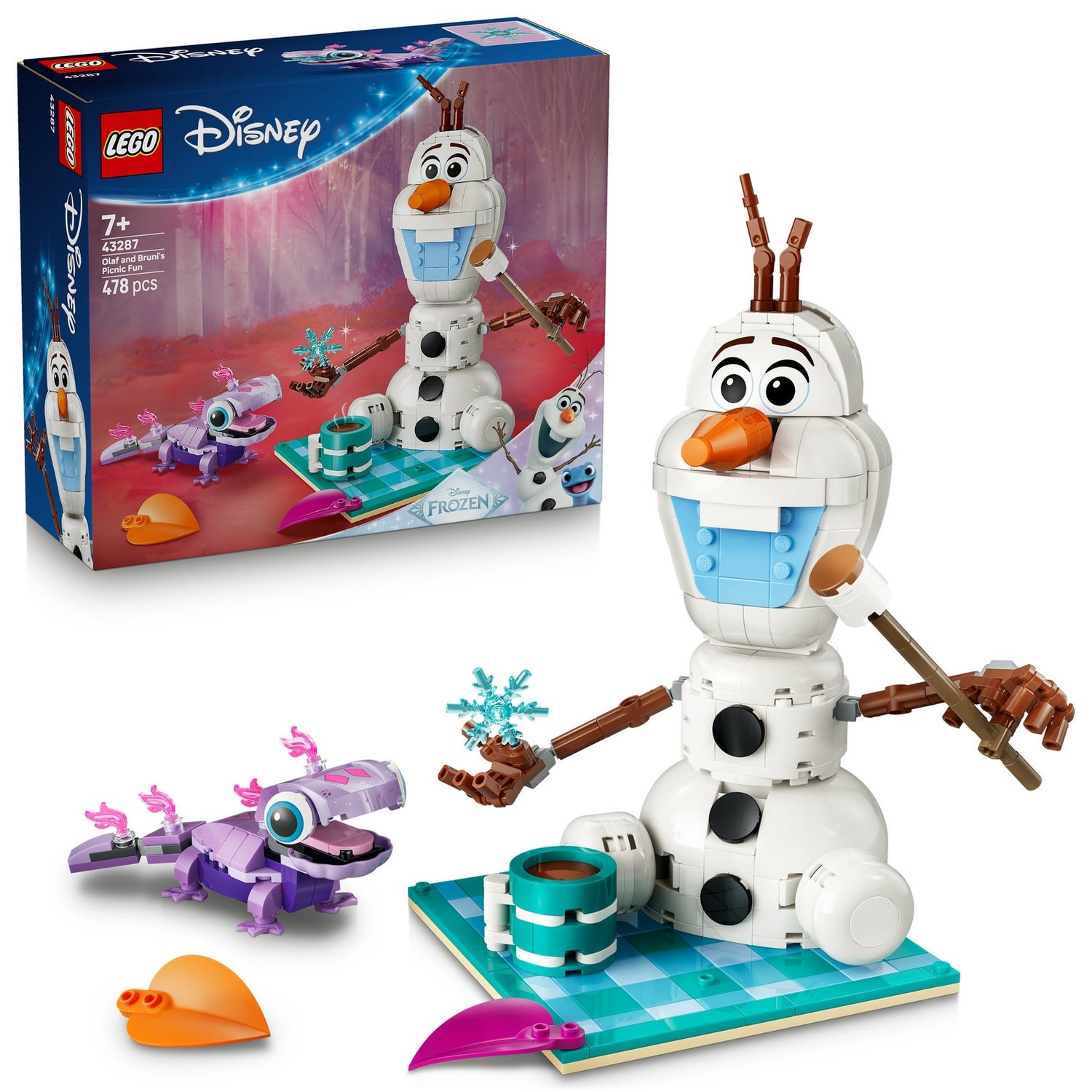 LEGO ǀ Disney Frozen Olaf and Bruni’s Picnic Fun Set 43287