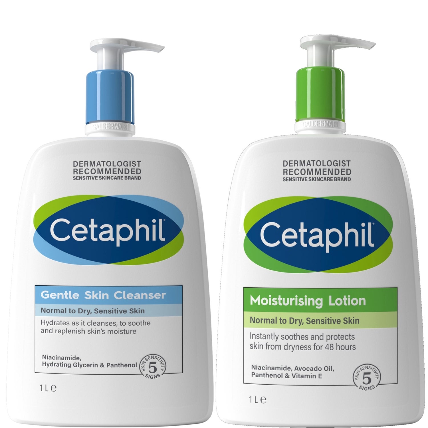 Cetaphil Healthy Supersize Best Sellers Duo for Face & Body