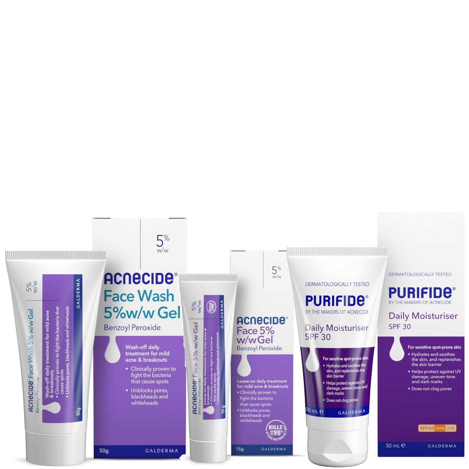 Acnecide Morning Routine for Acne