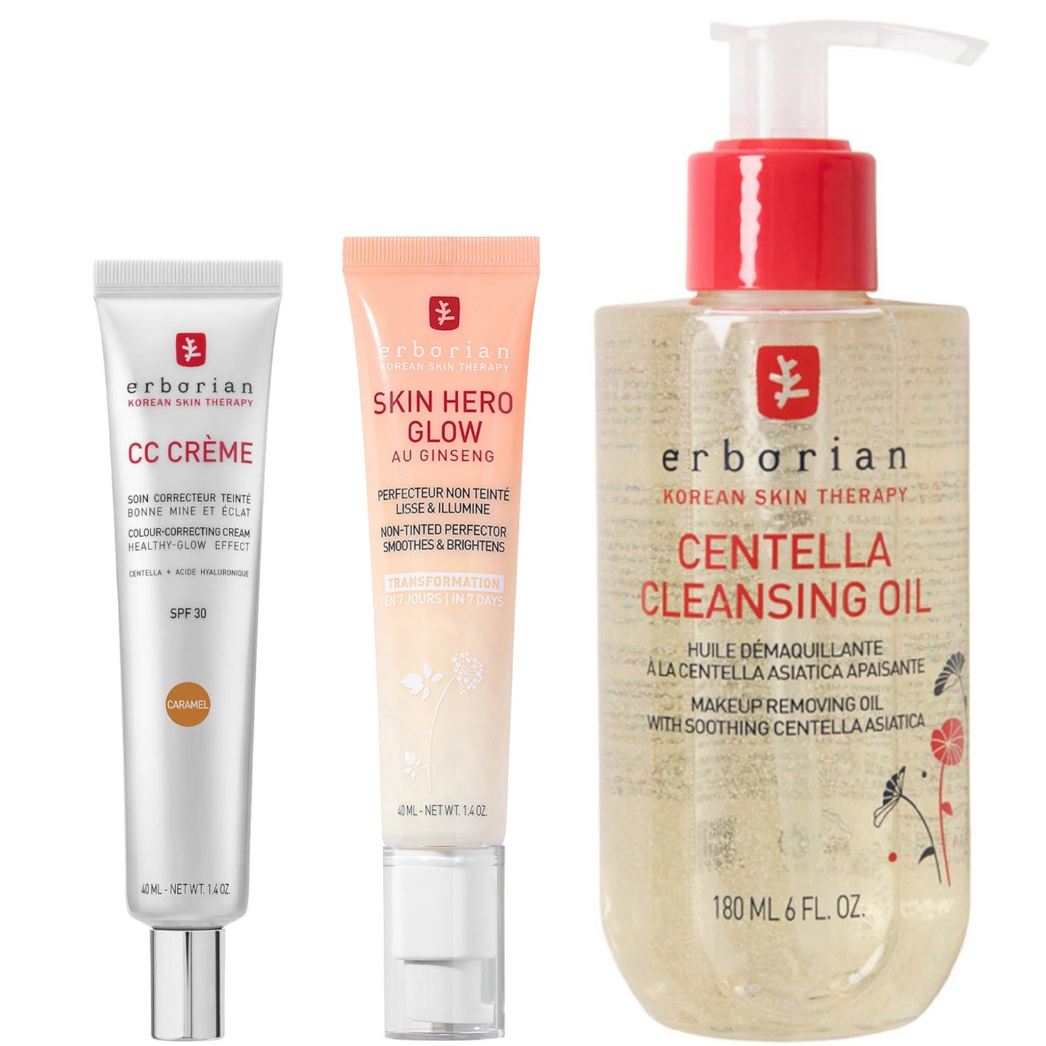 Erborian Mirror Skin Routine Trio (Various Shades)