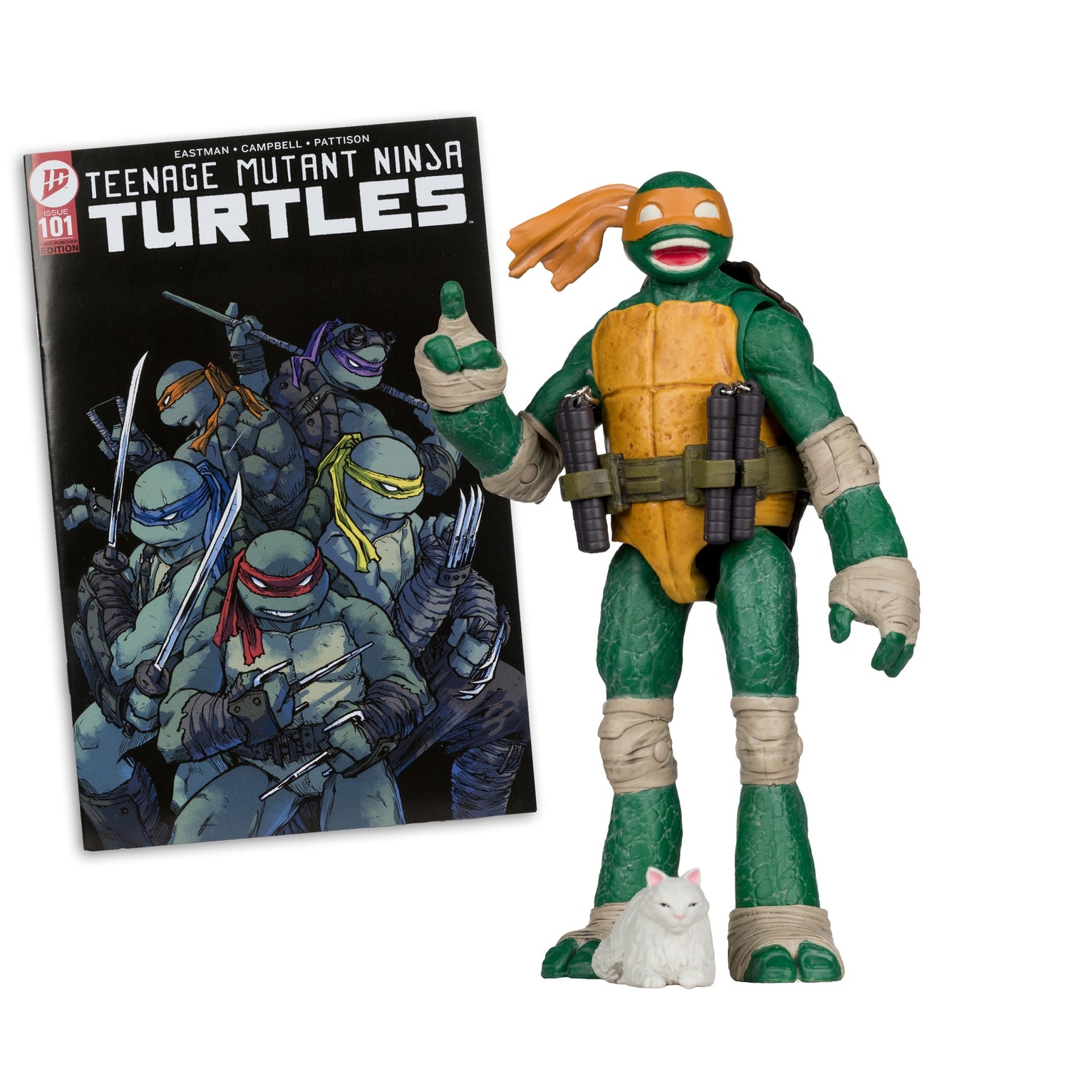 Teenage Mutant Ninja Turtles (Page Punchers) Michelangelo 5in Action Figure with Comic McFarlane Toys