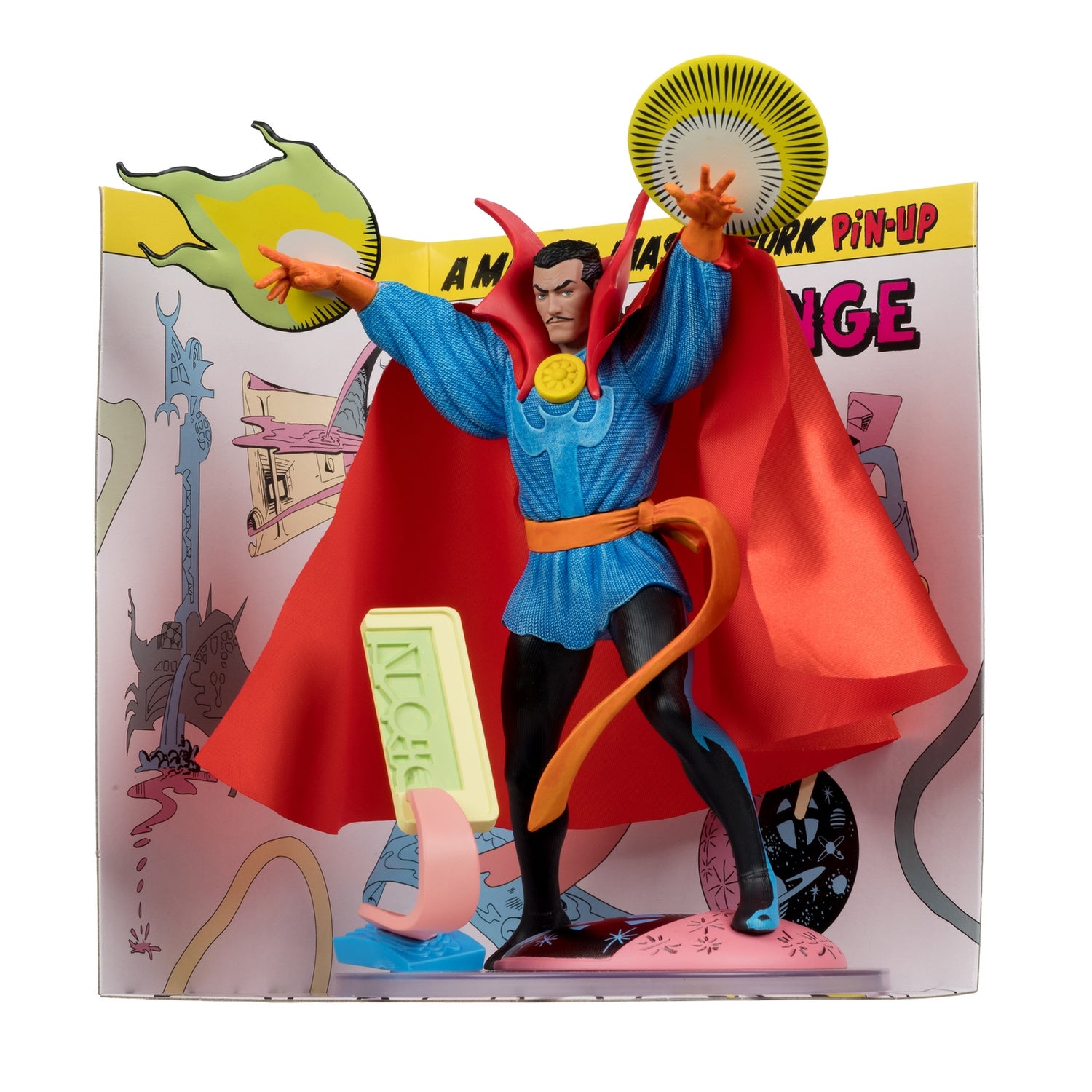 Marvel Doctor Strange 1:10th Scale Collectible with Scene (Strange Tales #128)  McFarlane Toys