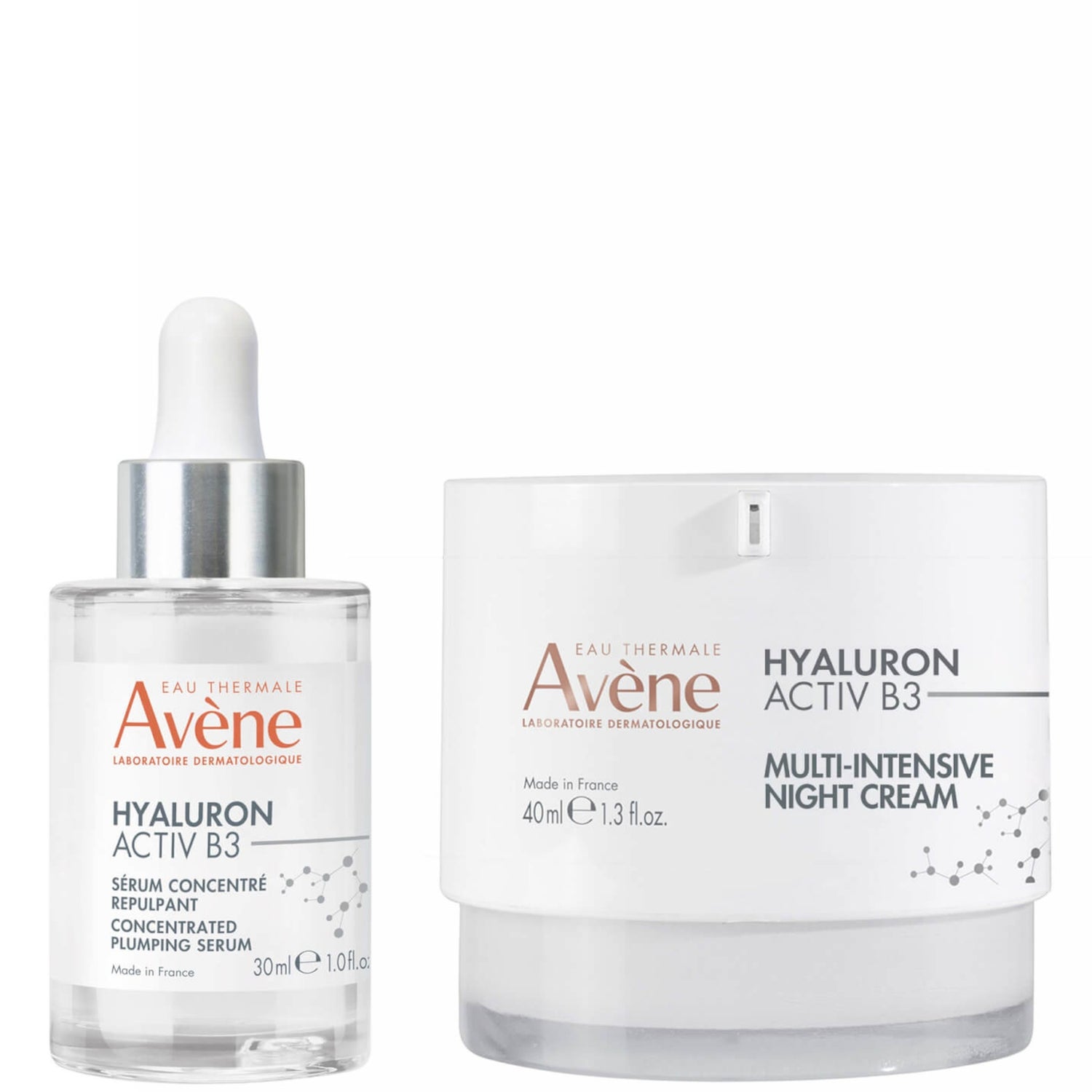 Avène Regenerating Night Routine with Hyaluron Activ B3