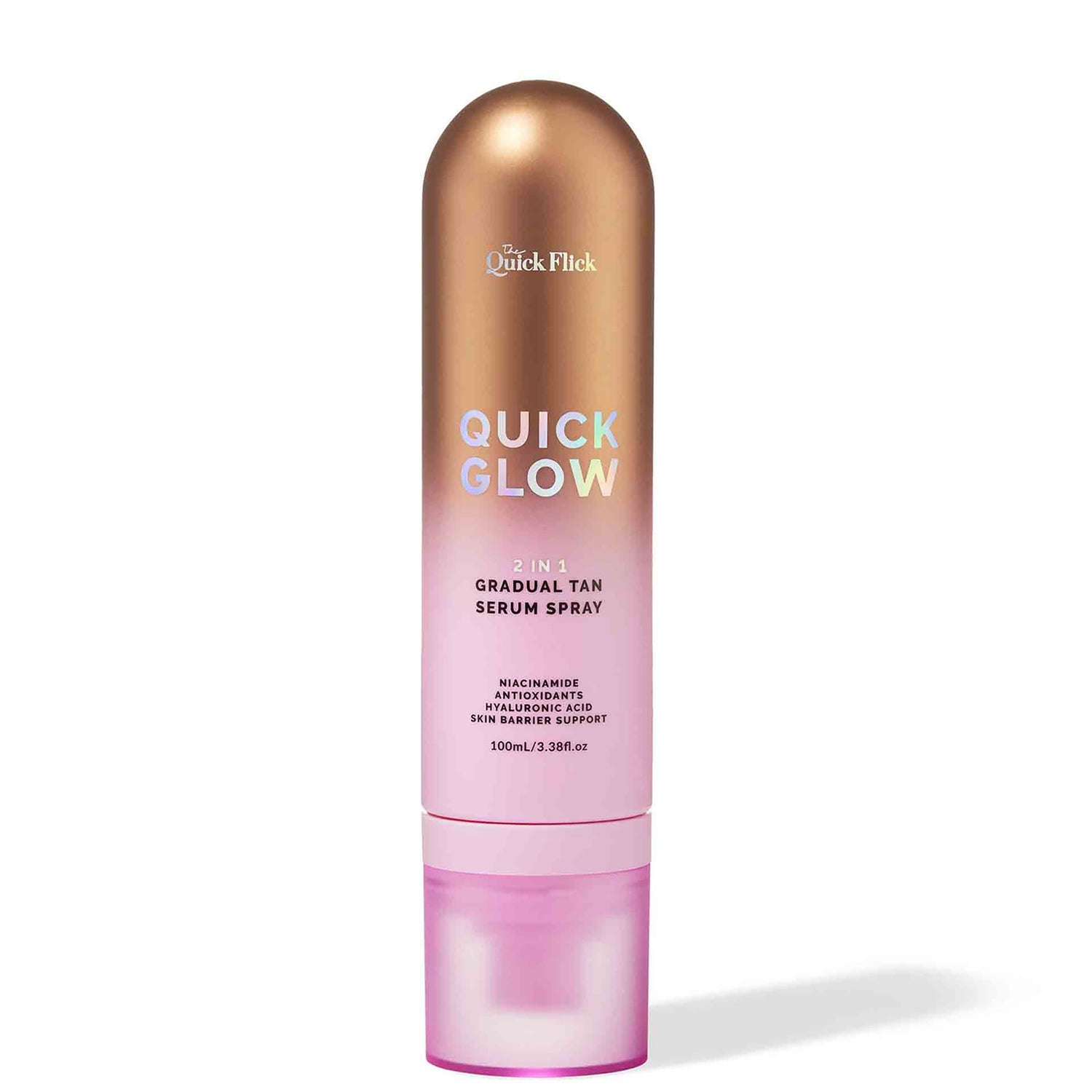 The Quick Flick Quick Glow Gradual Tan Serum Spray 100ml