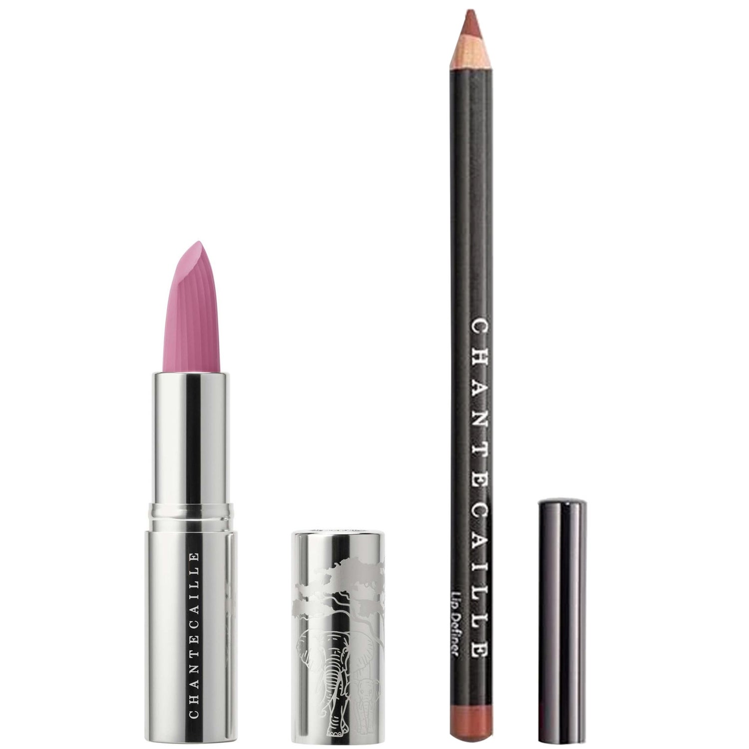 Chantecaille Signature Cool Pink Lip Duo - Star Jasmine & Natural