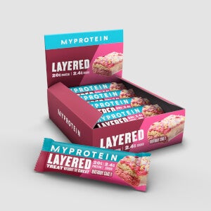 Myprotein Retail Layer Bar, Birthday Cake, 12 x 60g