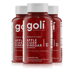 Goli 3 Bottles of Apple Cider Vinegar Gummy Bundle