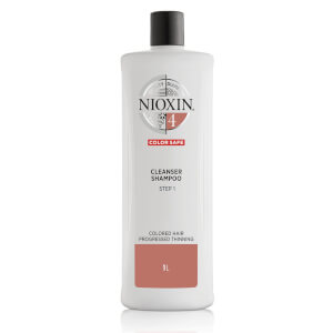 Nioxin System 4 Cleanser Shampoo for Color Treated Hair with Progressed Thinning 33.8 oz