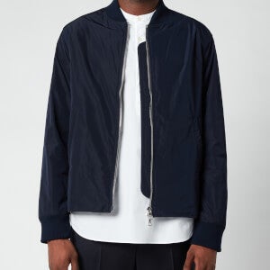 Officine Generale Men's Ben Nylon Bomber Jacket - Navy