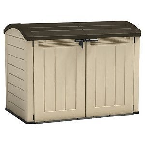 Keter Store it Out Ultra Outdoor Garden Storage Shed - Beige & Brown - 2000L
